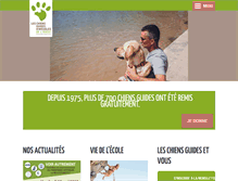 Tablet Screenshot of chiens-guides-ouest.org